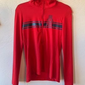 University of Arizona lightweight half zip up